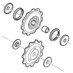 Galets De Dérailleur SHIMANO ULTEGRA RD-6700 10 Vitesses -TRANSMISSION Boutique galets de derailleur shimano ultegra rd 6700 10 vitesses 1