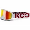 Masque KOO Edge Blanc Avec Ecran Zeiss Red Mirror -TRANSMISSION Boutique masque koo edge blanc avec ecran zeiss red mirror