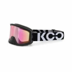 Masque KOO Edge Noir Avec Ecran Zeiss Pink Mirror