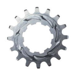RENNEN Design Group Pignon RENNEN Aluminium Cnc Cogs 3/32" 16 Dents Rouge Bleu Noir Argent (BMX Race)