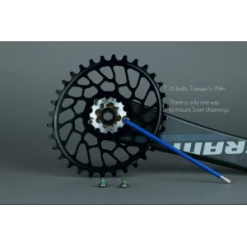 Plateau ABSOLUTE BLACK OVAL 34t Pour Sram BB30 Ou Superboost / Style XX1 / Offset 0mm -TRANSMISSION Boutique plateau absolute black oval 32t pour sram bb30 style xx1 narrow wide 4