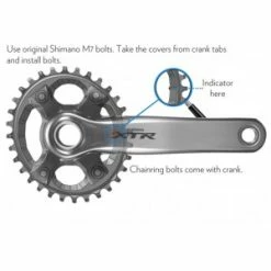 Plateau ABSOLUTE BLACK OVAL Shimano XTR M9000 - M9020 96bcd 32 T. Noir -TRANSMISSION Boutique plateau absolute black oval shimano xtr m9000 m9020 96bcd 30 32 t noir 3