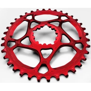 Plateau ABSOLUTE BLACK Sram GXP 34/36 Dents / Offset 6mm / Narrow Wide / Rouge 3 Plateau ABSOLUTE BLACK Sram GXP 34/36 Dents / Offset 6mm / Narrow Wide / Rouge