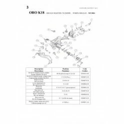 Vis De Réglage Levier FORMULA FD40064-20 ORO K18 K24 Puro Bianco / Lever Adjustement Kit -TRANSMISSION Boutique vis de reglage levier formula fd40064 20 oro k18 k24 puro bianco lever adjsutement kit 2